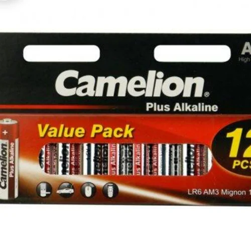 باتری قلمیPlus Alkaline Camelion مدل  LR6-HP12